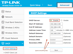 Awesome Toast | Configure TP-LINK Archer C9 (or C7, C8) for access ... - Configure Archer C9 As Access Point Mode